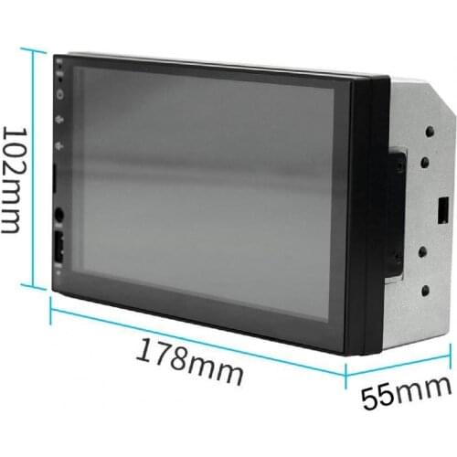 7764B 7inch HD Car MP5 Player Bluetooth Call MP3 Card Touch Screen Display for Vehicles Car Intelligent Syste Accessories