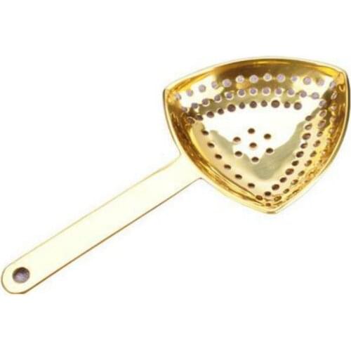 Kitchen Barware Bar Tools Stainless Steel Gold Silver Plated Cocktail Ice Filter Spoon Bar Strainers
