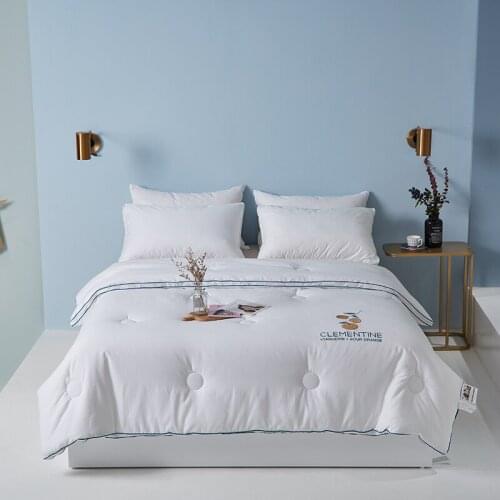 White carbon fibre Comforter Duvet Twin/Full Size Blanket Quilt 150X200cm/200x230cm/220x240cm