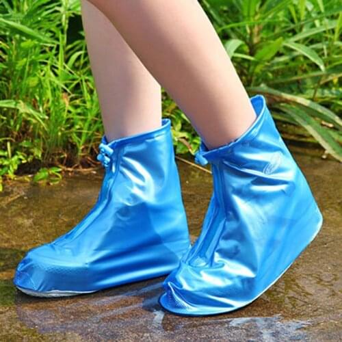 Shoe Cover Waterproof Boots Covers Rain Shoe Boots Women Shoes Cover Outdoor Non-Slip Shoe Covers Boot Covers Plastic Reusable
