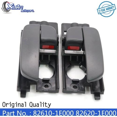 XUAN Black Front Rear Left Right Interior Door Handle 82610-1E000 82620-1E000 for Hyundai Accent 2007-2011