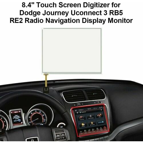 8.4" Touch Screen Digitizer for Dodge Journey Uconnect 3 RB5 RE2 Radio Navi Unit