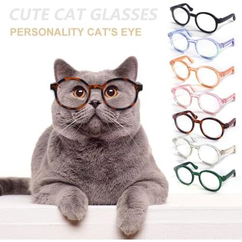 Home Pet Glasses Puppy Cat Eyes Wear Dog Sunglasses Photo Props Accessories Pet Supplies Cat Toys Glasses Decoration Accessories