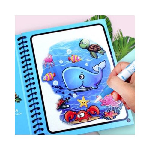 Montessori Toys Reusable Coloring Book Magic Water Drawing Book Sensory Early Education Toys For Boys Girls Xmas Birthday Gifts