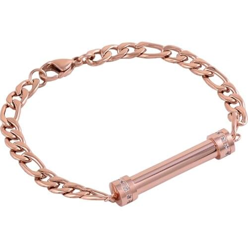 IJB5026 Never Fade Cremation Jewelry Bangle & Bracelet Stainless Steel Ashes Holder Memorial Jewelry Wholesale