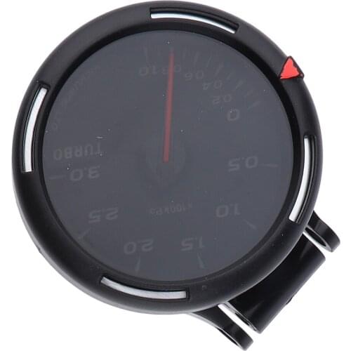 0~300KPa Turbo Boost / Vacuum Gauge Meter for Auto Car - 2.36'' (60mm), Black