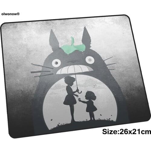 Totoro mousepad 26x21cm gaming mouse pad big gamer mat Birthday present game computer desk padmouse Customized play mats