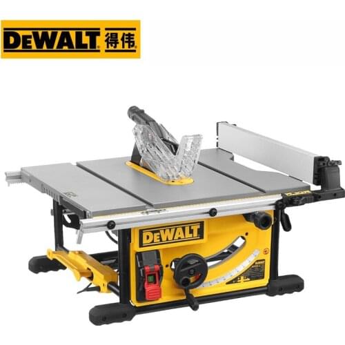 DEWALT Dust-Free Wood Cutting Machine Small Mechanical Desktop Portable Woodworking Sliding Table Saw DWE7492