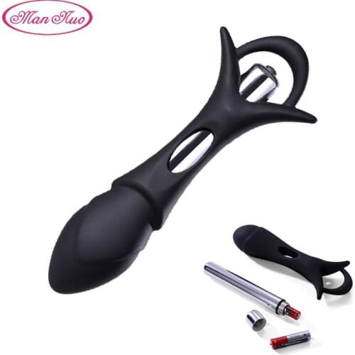 Man Nuo 3 Styles Vibrating Anal Plug for Women Butt Plug Vibrator Prostata Massage Sex Toys Adult Masturbator Dildo Vibrator R4