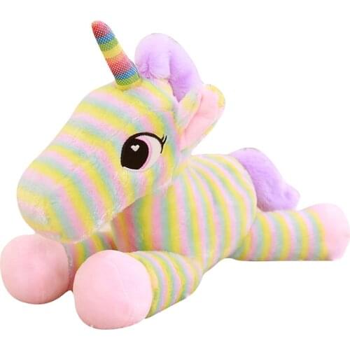 30/40/50 cm Soft Unicorn Plush Rainbow Unicorn Toys Pillow Stuffed Animals Toy For Girls And Kids Gifts Home Decoration