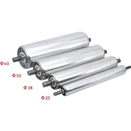 1PCS Galvanized Gravity Roller Conveyor 25/28/50/60*200/300/400/500