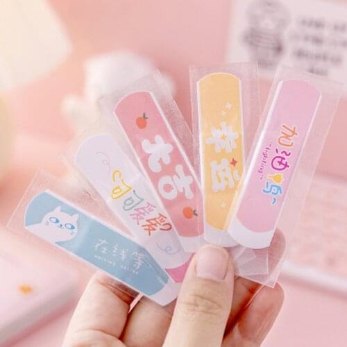 5Pcs/sheet Waterproof Baby Bandage Band-Aid Cartoon Hemostatic Adhesive Aid First Aid Emergency Kit for Kids Adhesive Bandage