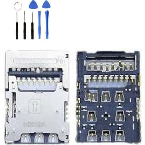 SIM Card Connector sim Socket Holder SIM Card Slot Socket Repair Kit Gift FOR Lg K10 K430