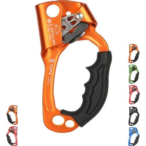 Ultralight Hand Rope Crawler Professional Hand Ascender Device Mountaineering Climber Left Hand Right Hand Climbing Rope Tools