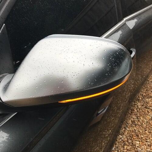 LED Dynamic Turn Signal Light For Audi A6 C7 C7.5 RS6 S6 4G 2 pieces Car Side Wing Rearview Mirror Blinker Indicator 2012-2018