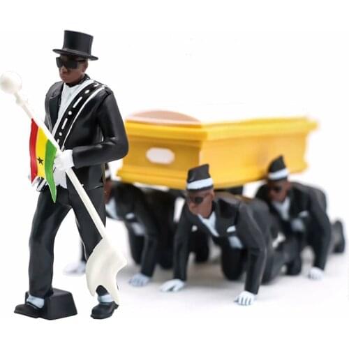 Ghan dancing pallbearers Car Decoration Car Ornaments Interior Dashboard Decoration car accessories Birthday Gift Home Kid toy