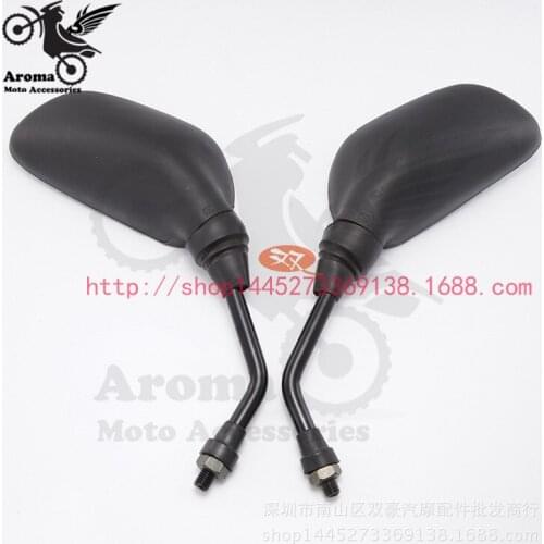 2 PCS 10mm 8mm universal accessories scooter parts motorbike side mirros for honda suzuki yamaha motorcycle mirror rearview moto