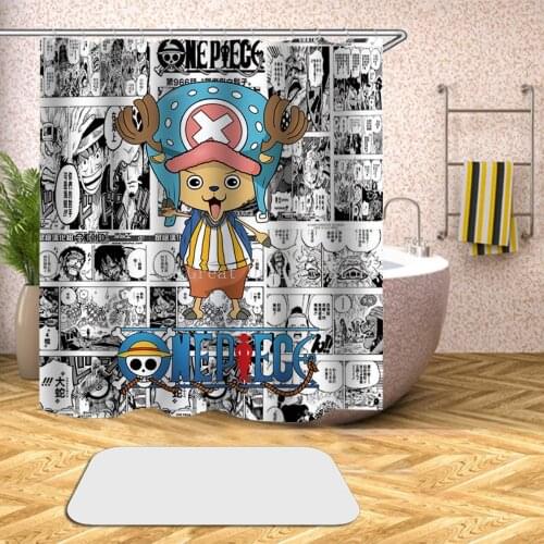 Anime Waterproof Shower Curtains Shower Curtain Bathroom Polyester 3D Girls Boys Gift Printed Waterproof Decor Custom