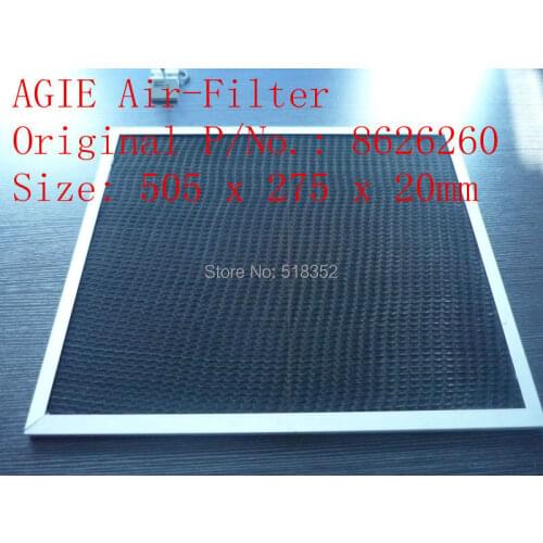 AGIE Air Filter 8626260 EDM Air Filter Agie parts 505 x 275 x 20mm Wire EDM Machine Spare Parts
