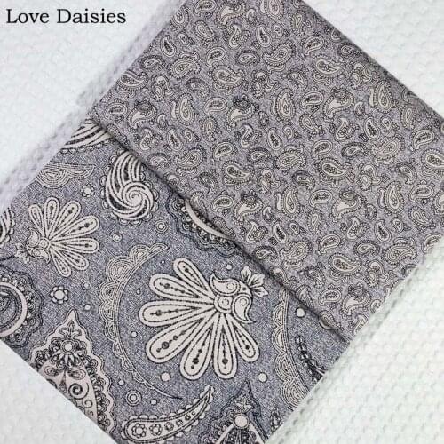 100% Cotton Elegant Paisley pattern Fabric for Bedding Sheet Patchwork Apparel Dress Handwork Home Decor Craft Quiltting