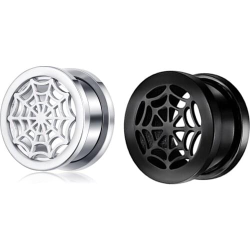 120 PCS Screw Ear Tunnel Gauges Fit Expander Stretching Kit Set Surgical Steel Plugs Sexy Helix Cartilage Body Piercing Jewelry