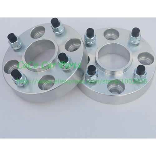 2pcs/lot) 4x100 - 60.1mm Thick 25mm Sport Car Wheel Spacer For Megane Scenic Carbene