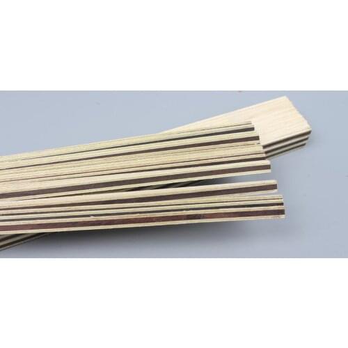 20pcs guitar Strip Guitar Inside Binding ukulele Guitar Parts wood binding 640x6x1.2mm#146