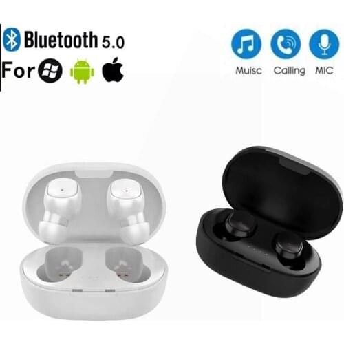 A6S TWS Wireless Earpiece Bluetooth-compatible 5.0 Earphones Headphones Earbuds Headset Earphone For Smart Phone Xiaomi Samsung