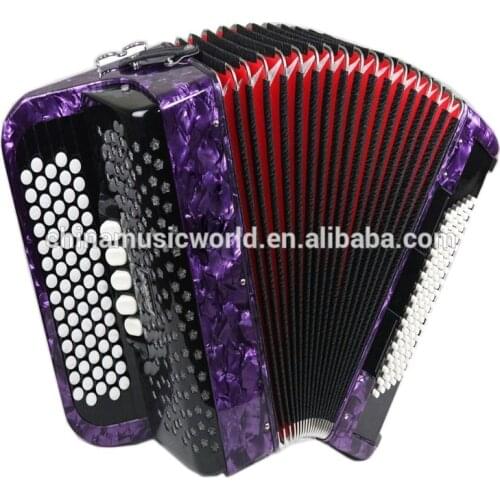 Afanti Super popular 72keys 96Bass Purple Piano Accordion AFA-55 music instrument accordion