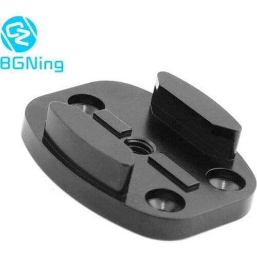 BGNing Aluminum CNC Flat Surface Tripod Mount Adapter Base for Gopro Hero 5 4 3 for SJcam/Yi Action Cameras w 1/4 Screw Hole
