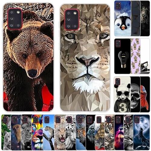 For Samsung Galaxy A31 Case Soft TPU Silicon Phone Back Cover For Samsung A31 Case Etui Protective Bumper Fundas Coque Capas
