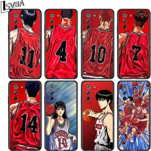 Slam dunk Sakuragi for Samsung Galaxy S21 Ultra Plus 5G Note 20 10 9 8 S10 S9 S8 S7 S6 Edge Plus Black Phone Case