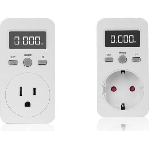 Digital Energy Meter Wattmeter LCD Power Monitor Meter Electricity Test Measuring Socket 230V 16A