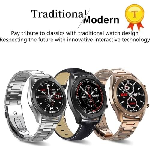 Best selling ecg Bluetooth Smart Watch round screen IP68 Waterproof PPG Heart Rate Blood Pressure Monitor smart band bracelt