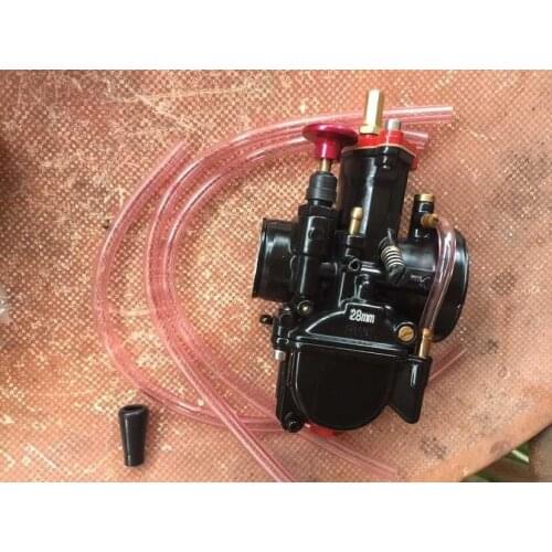 SHERRYBERG CARBURETOR GY-6 125cc,150cc SCOOTER HIGH PERFORMANCE CARB 28MM pwk BLACK COLOR