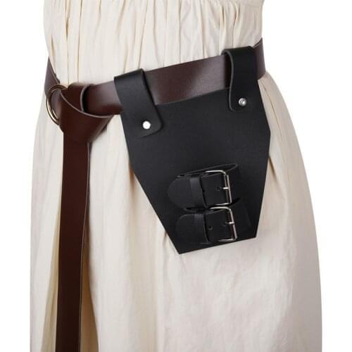 Medieval Knights Belt Holster Sword Frog Leather Scabbard Holder Larp Samurai Katana Costume Accessory Halloween Props For Men