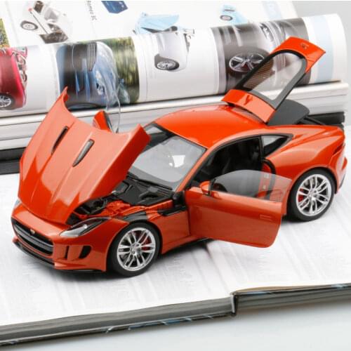 Diecast 1:18 JAGUAR 2015 F-TYPE R COUPE ABS Car Model Static Display Adult Collection Hot Gift Boy Toy