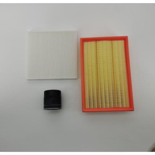 Oil filter air ffilter Air conditioning filter set filters for GEELY GX7 1.8L 2.0L 2.4L A set of three 3pcs a set