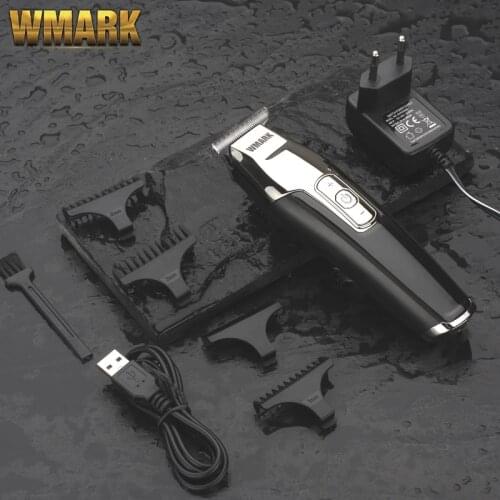 WMARK Powerful Professional Hair Detail Trimmer Beard Car Hair Clipper Electric Hair Cutting Hair Cut Razor Edge T-wide Blade