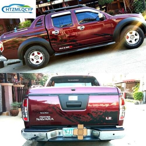 FOR Nissan NAVARA body exterior decoration stickers personalized design custom stickers color bars