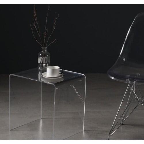 Small Tea Table, Simple Modern Creative Sofa, Corner, Table, Household, Luxury, Transparent Acrylic Side