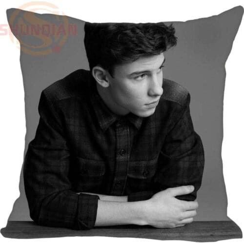 New Shawn Mendes Pillowcase Wedding Decorative Pillow Case Customize Gift For Pillow Cover 35X35cm,40X40cm(One Sides)