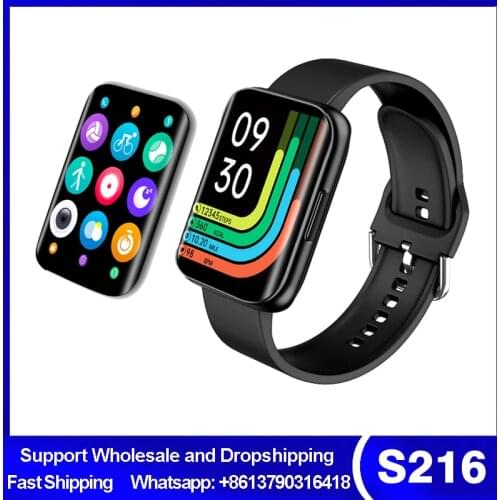 New Smart Watch S216 Bluetooth Call MP3 Music Player 1.78 Inch Full Touch Screen Men Women IP67 ECG Sport Smartwatch PK P8 Plus