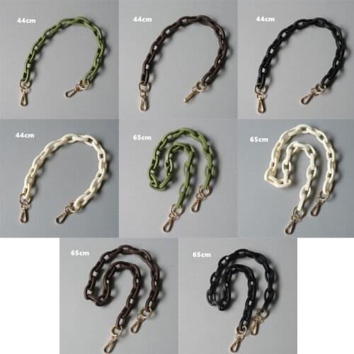 28GD Resin Chain Replacement Strap Purses Handle Acrylic Straps for Evening Clutch
