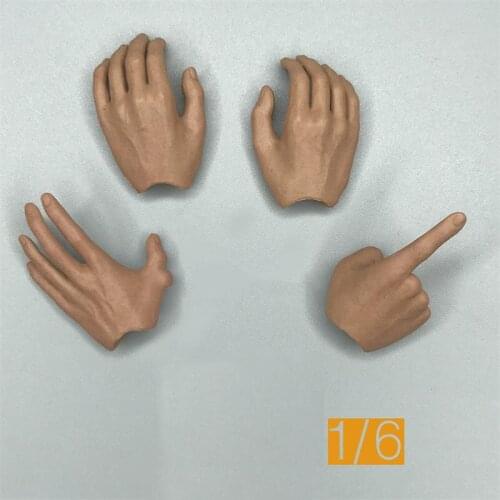 In Stock 1/6th DAFTOYS Scarecrow Villain 4PC/SSET Hand Model For Usual 12inch Soldier Action Accessories