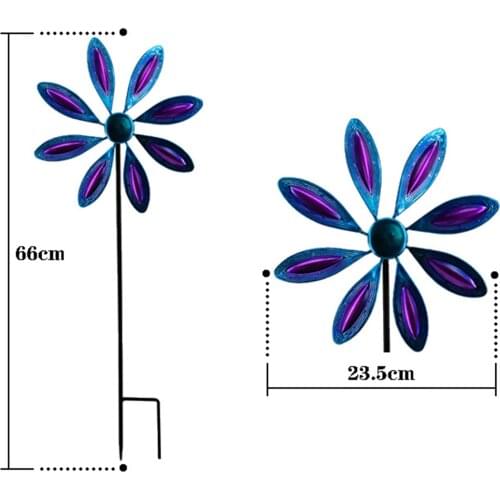Vitality Durable Pinwheel Windmill Ornaments for Kids Garden Yard Art
