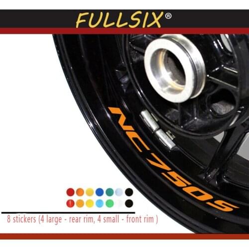High quality motorcycle rim logo sticker decal reflective wheel Sticker decoration For Honda NC750S nc 750s
