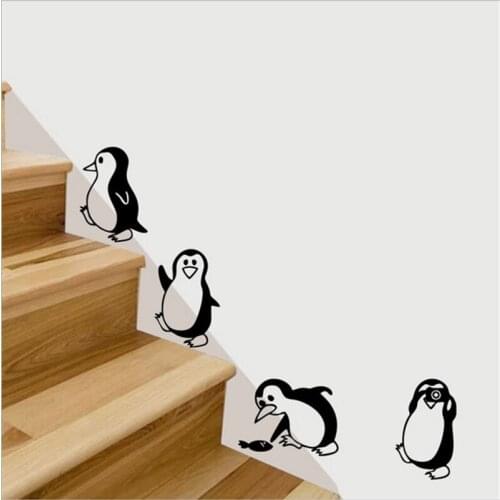 Funny penguin kitchen fridge sticker decals wall stickers home decor For Refrigerator Bathroom Nursery Room