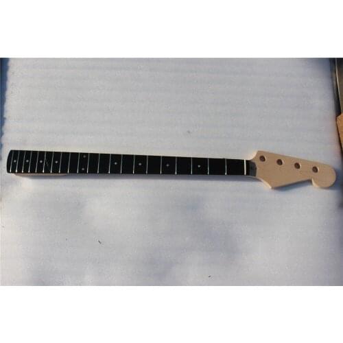 One 4 string electric bass guitar neck mahogany made and rose wood fingerboard 261