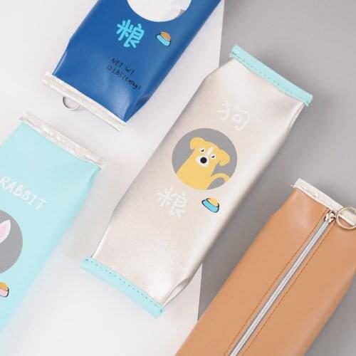 1pcs Korean stationery wholesale cat food dog food snack pen bag tr-aa29524